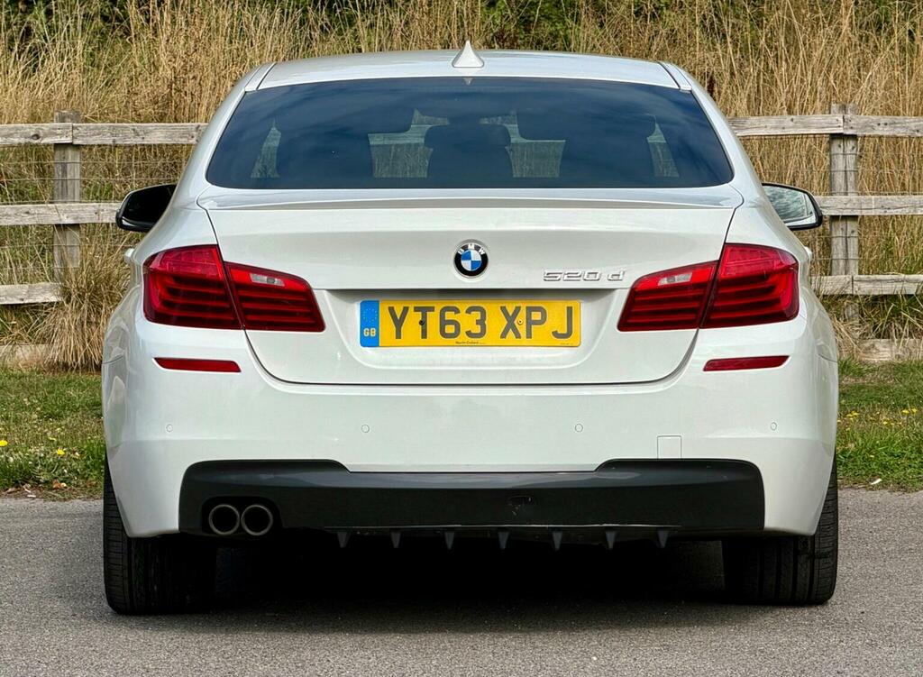 BMW 5 Series 2.0 520D M Sport Euro 6 Ss White #6