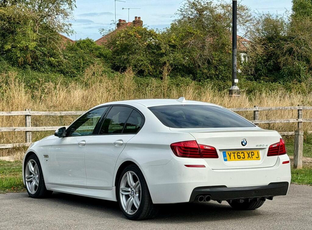 BMW 5 Series 2.0 520D M Sport Euro 6 Ss White #4