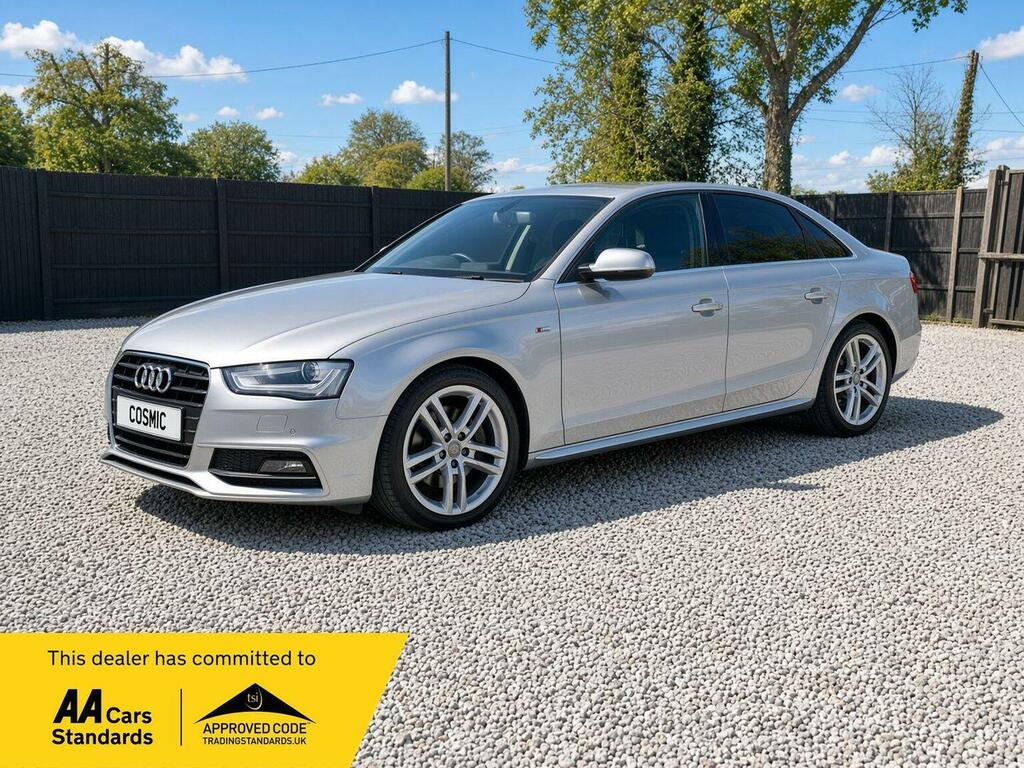 Audi A4 2.0 Tfsi S Line Saloon Multitronic Euro Silver