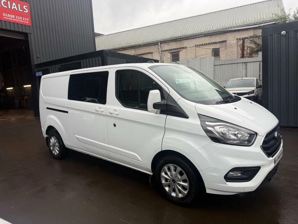 Ford Transit Custom 2.0 320 Ecoblue Limited Crew Van L2 H1 Euro 6 S S White #3