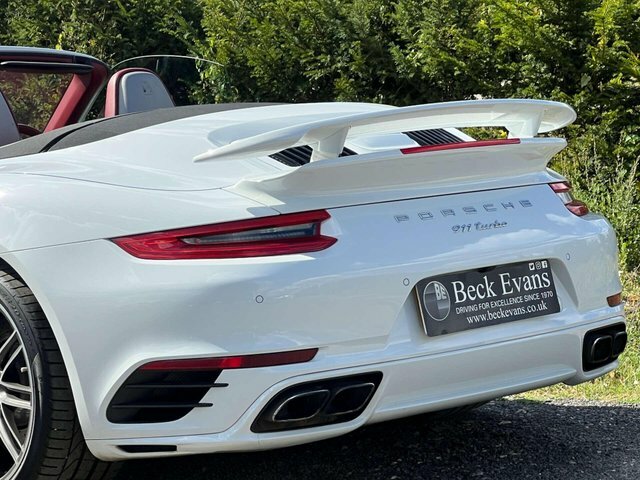 Porsche 911 3.8T 991 Turbo Convertible White #5