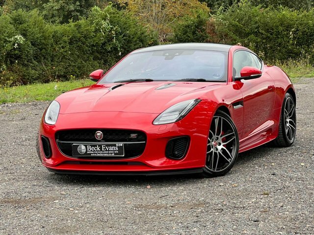 Jaguar F-Type 2.0I Chequered Flag Coupe Red