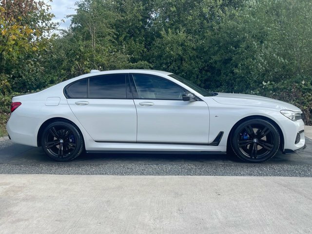 BMW 7 Series 3.0 730D M Sport Saloon Euro 6 S White #3