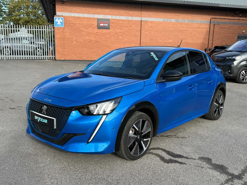 Peugeot e-208 50Kwh Gt Premium Hatchback 7Kw Blue #5