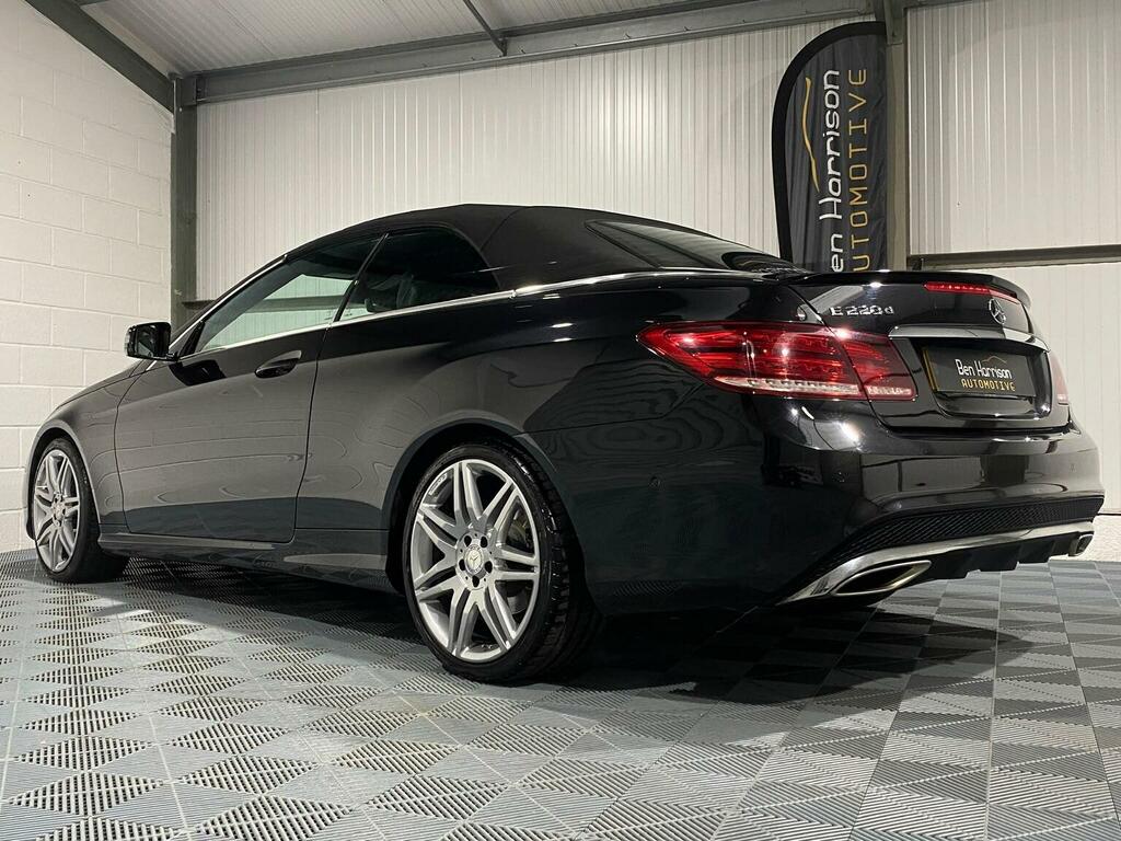 Mercedes-Benz E Class Convertible 2.1 E220d Amg Line Edition Cabriolet G Black #4