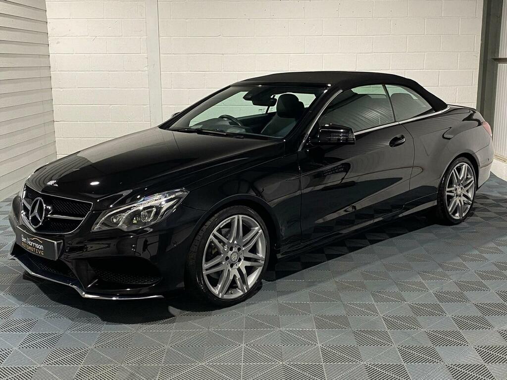 Mercedes-Benz E Class Convertible 2.1 E220d Amg Line Edition Cabriolet G Black #5