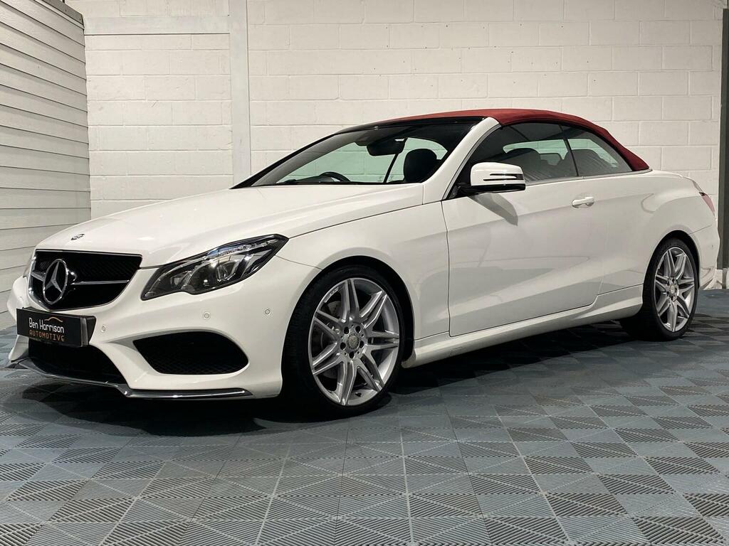 Mercedes-Benz E Class 3.0 E350d V6 Amg Line Edition Cabriolet G-tronic White #4
