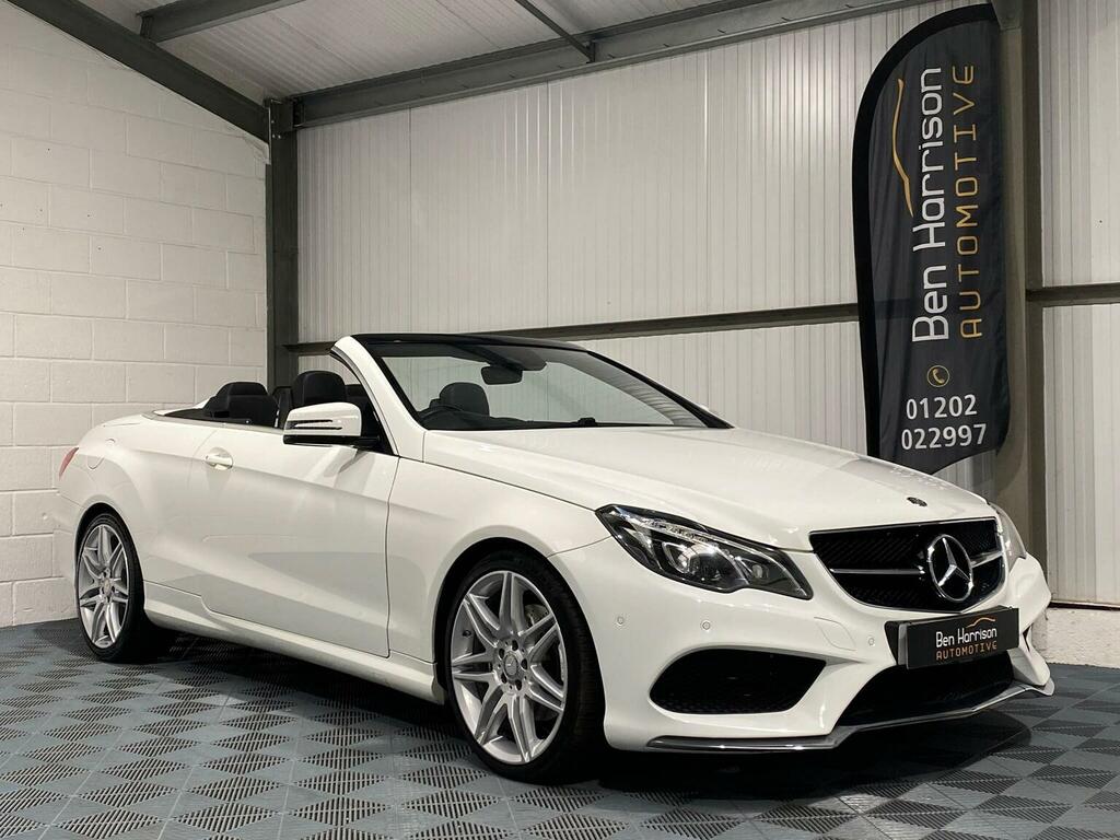 Mercedes-Benz E Class 3.0 E350d V6 Amg Line Edition Cabriolet G-tronic White