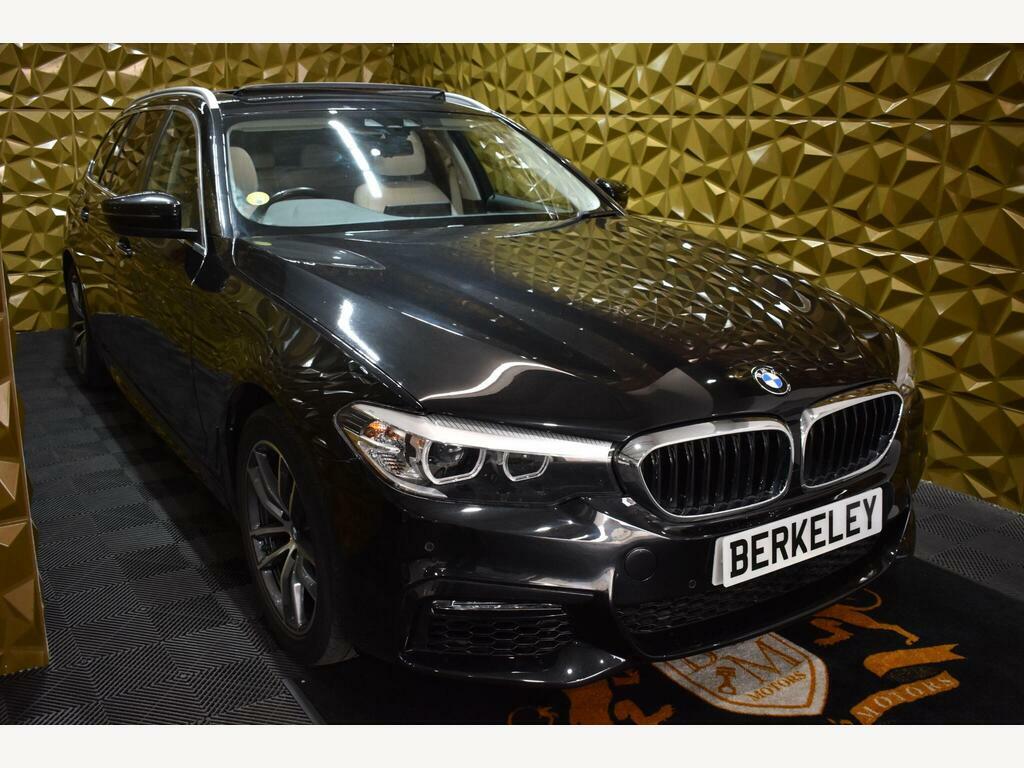 BMW 5 Series 2.0 520D M Sport Touring Black
