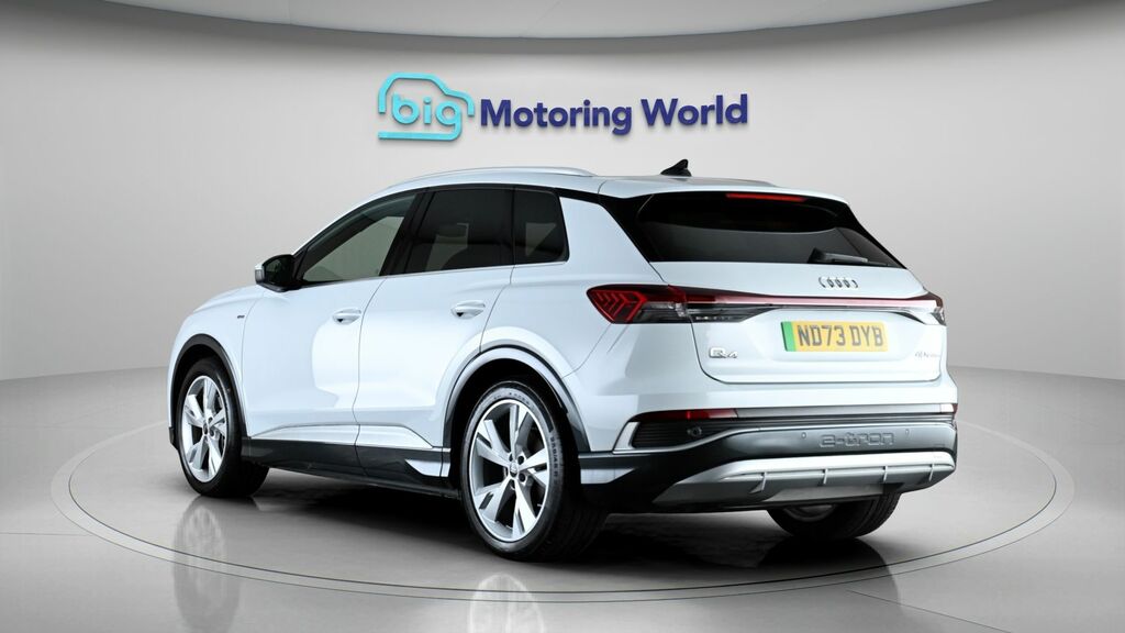 Audi Q4 E Tron S Line White #5