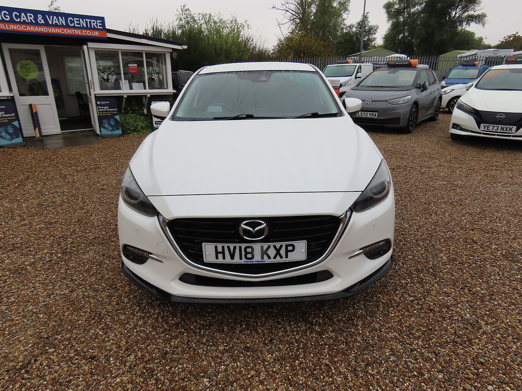 Mazda 3 2.0 Skyactiv-g Sport Nav Hatchback Manu HV18KXP White #5