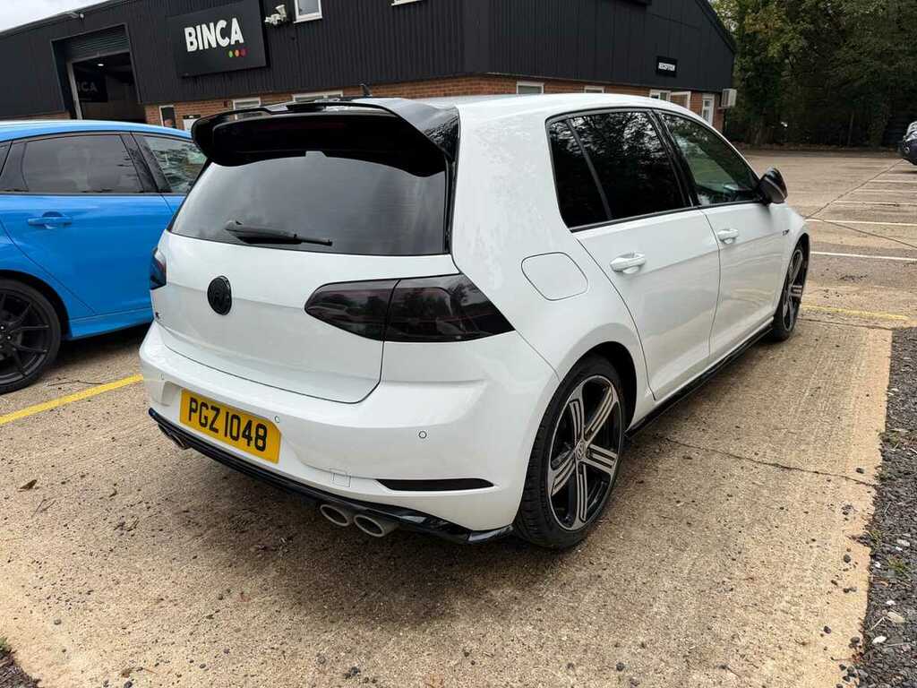 Volkswagen Golf R White #5
