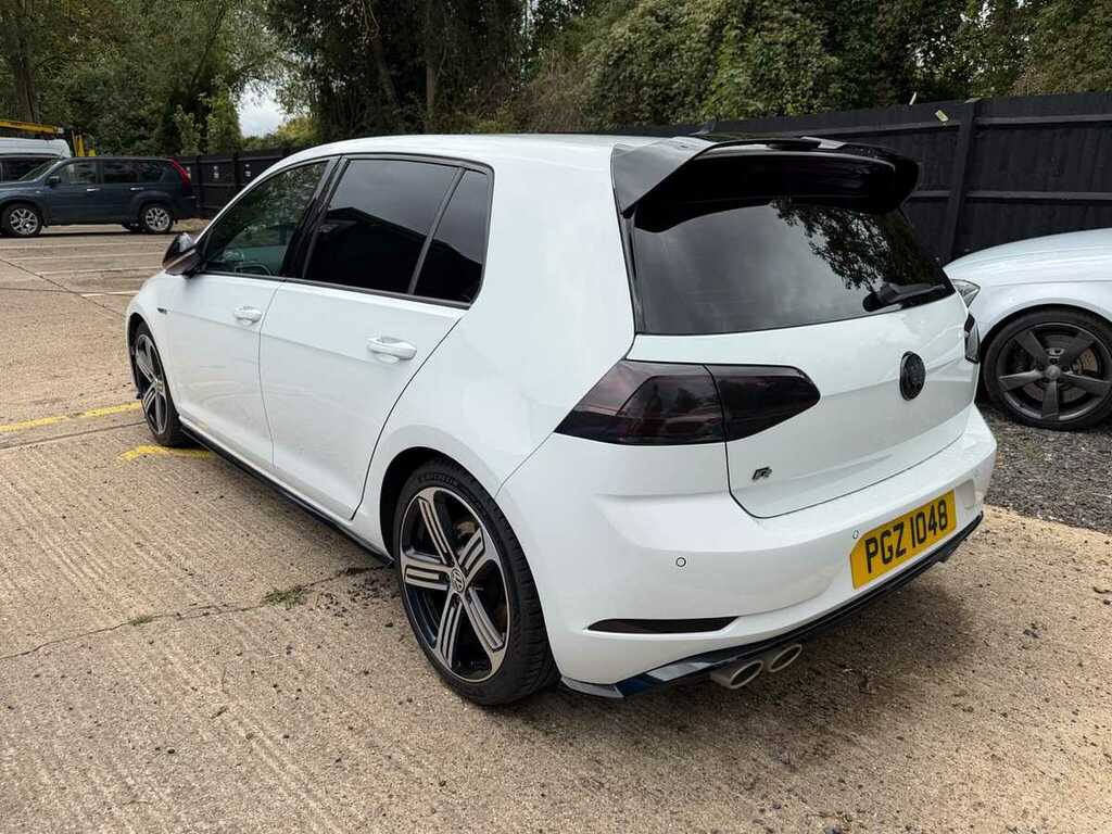 Volkswagen Golf R White #2