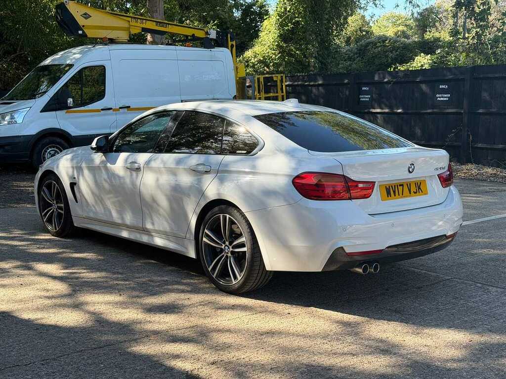 BMW 4 Series Gran Coupe M Sport White #2
