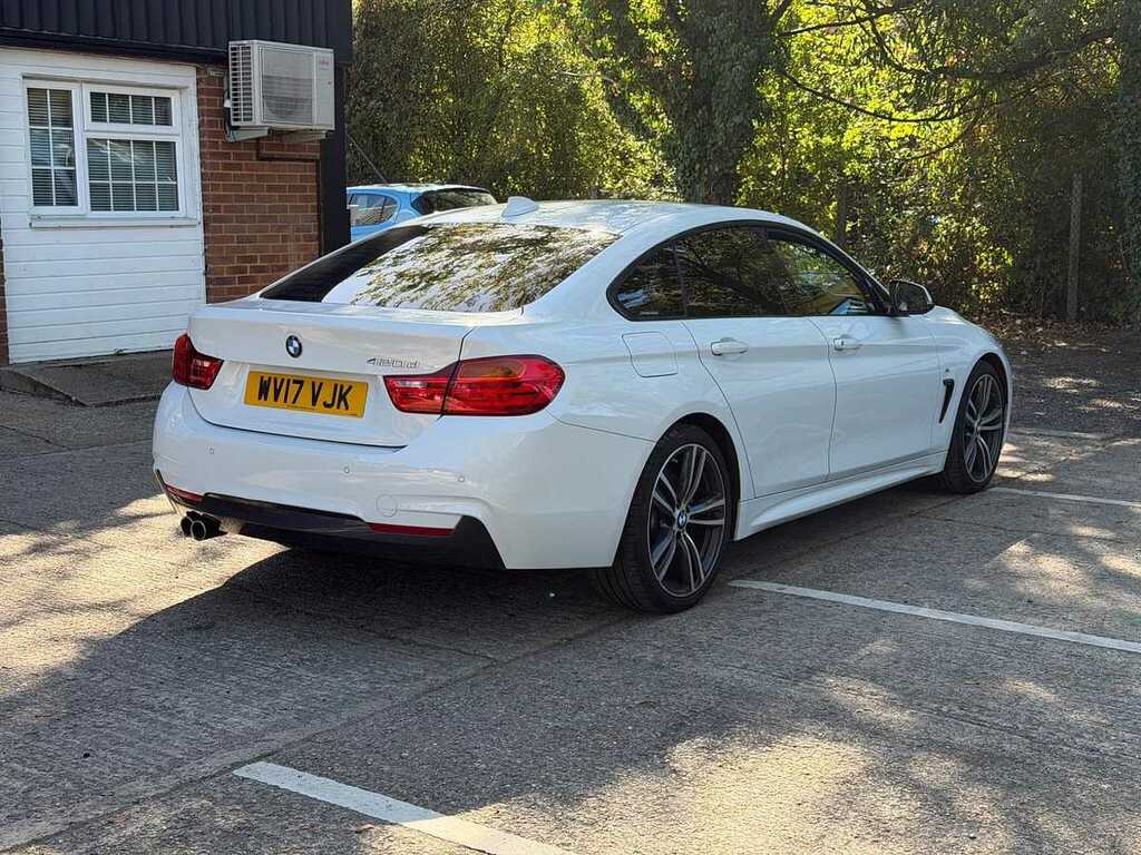 BMW 4 Series Gran Coupe M Sport White #3