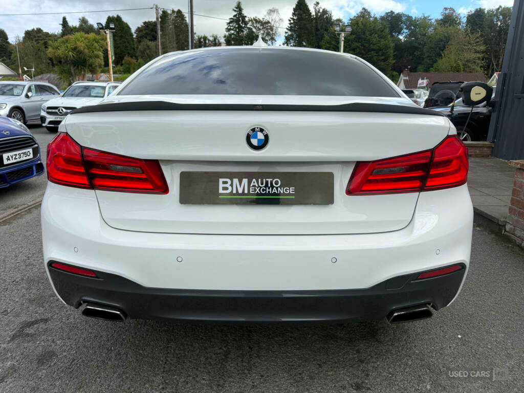 BMW 5 Series 530D Xdrive M Sport White #6