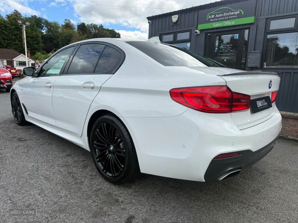 BMW 5 Series 530D Xdrive M Sport White #5