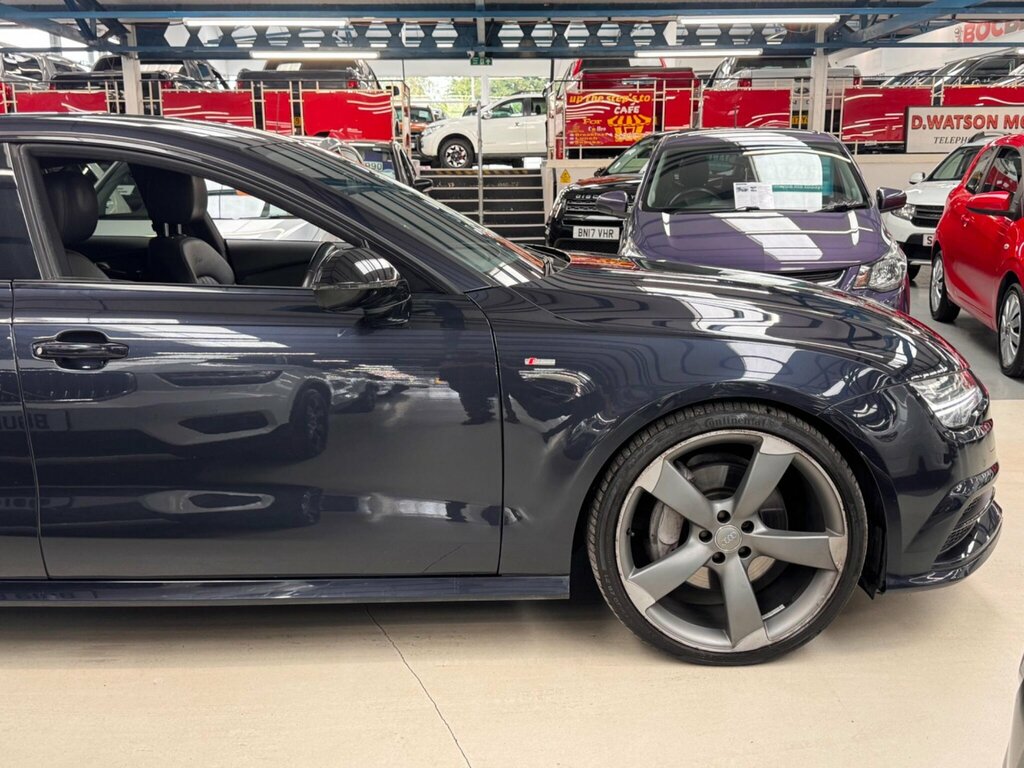Audi A7 3.0 Tdi V6 Black Edition Sportback S Tronic Quattr DG67URF Blue #6
