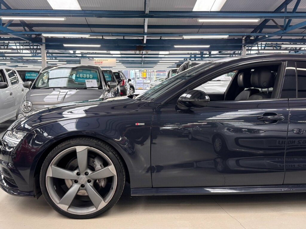 Audi A7 3.0 Tdi V6 Black Edition Sportback S Tronic Quattr DG67URF Blue #5
