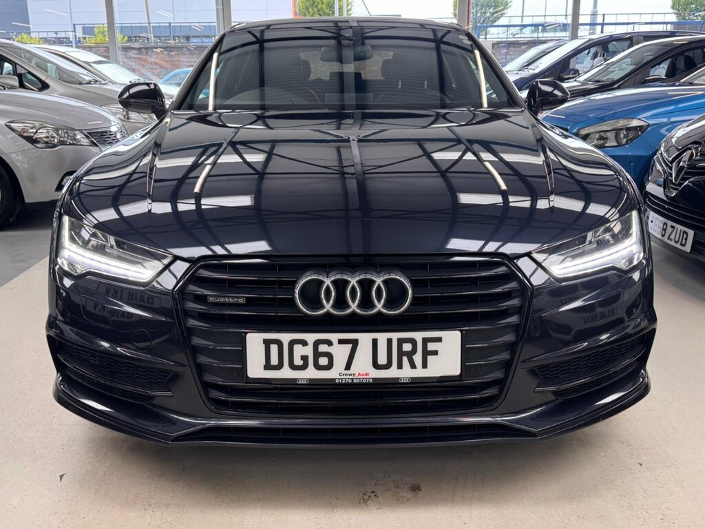 Audi A7 3.0 Tdi V6 Black Edition Sportback S Tronic Quattr DG67URF Blue