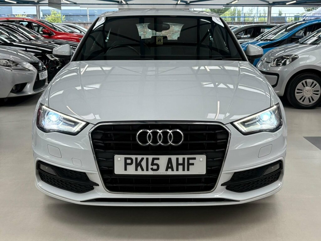 Audi A3 2.0 Tdi S Line S Tronic Euro 6 Ss White #4