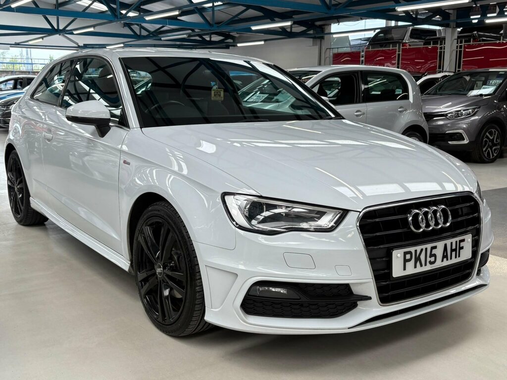 Audi A3 2.0 Tdi S Line S Tronic Euro 6 Ss White #6