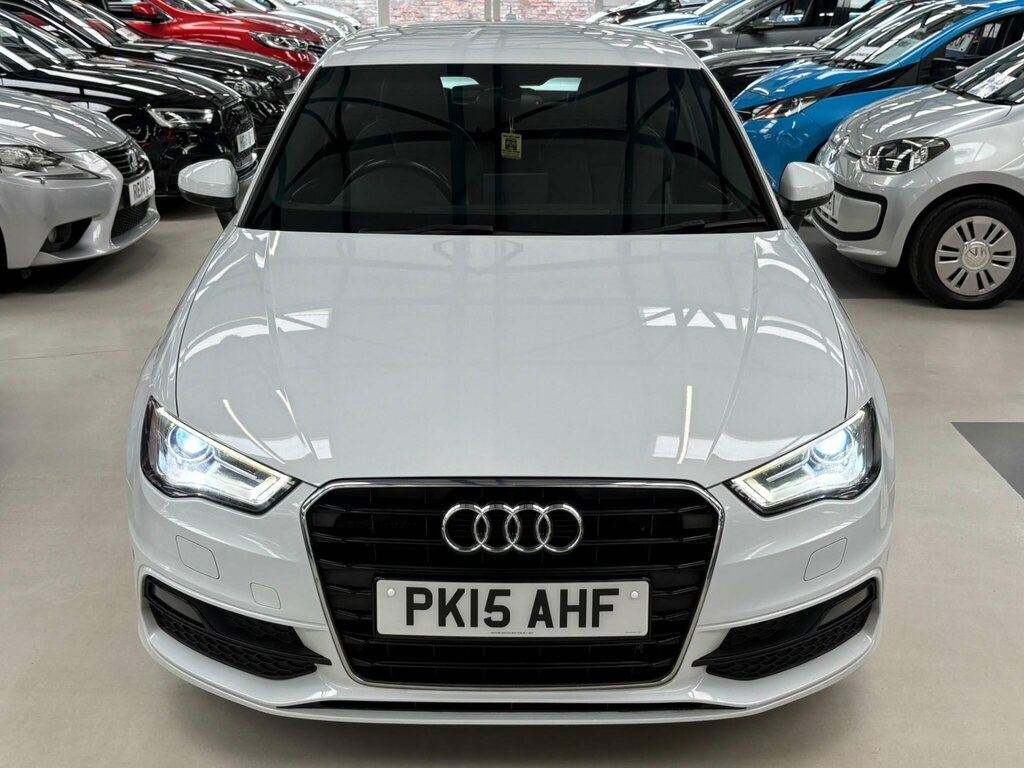 Audi A3 2.0 Tdi S Line S Tronic Euro 6 Ss White #3