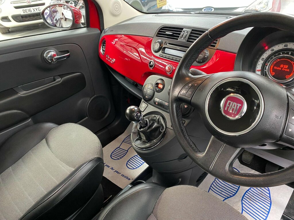 Fiat 500C 1.2 Lounge Euro 5 Red #4
