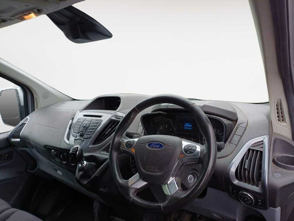 Ford Transit Custom 2.0 350 Ecoblue 1-Way Double Cab Tipper Fwd L3 Eur White #1