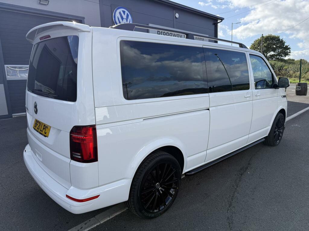 Volkswagen Transporter Shuttle 2.0 Tdi Se 150 7 Speed Dsg Minibus Double Cab White #5