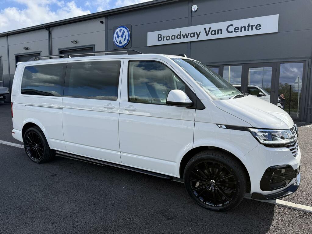 Volkswagen Transporter Shuttle 2.0 Tdi Se 150 7 Speed Dsg Minibus Double Cab White #2
