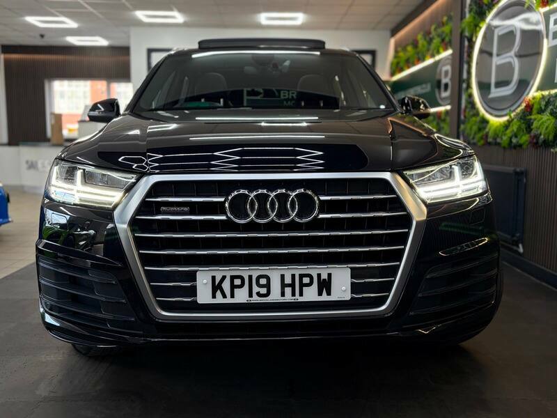 Audi Q7 3.0 Tdi Quattro S Line 5X Services, Sat Nav, 7 Se Black #3