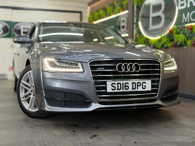 Audi A8 Tdi Quattro Sport 4X Services, Sat Nav, Leather, Grey #2