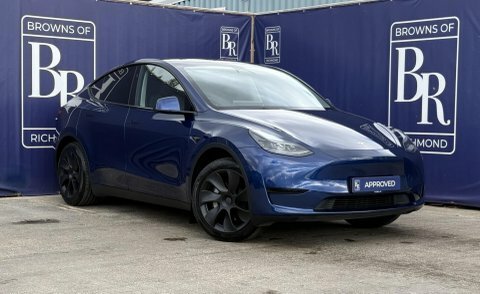 Tesla Model Y Long Range Suv Blue