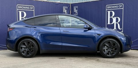 Tesla Model Y Long Range Suv Blue #3