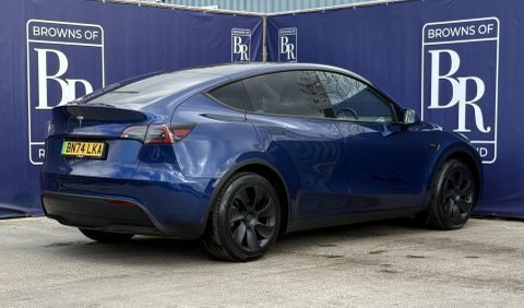Tesla Model Y Long Range Suv Blue #4