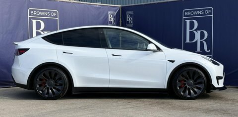 Tesla Model Y Dual Motor Performance White #3