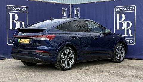 Audi Q4 E Tron 40 Edition 1 Blue #5