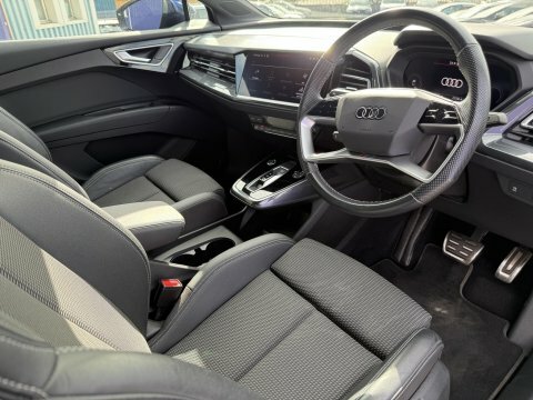 Audi Q4 E Tron 40 S Line Blue #2