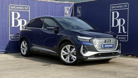 Audi Q4 E Tron 40 S Line Blue