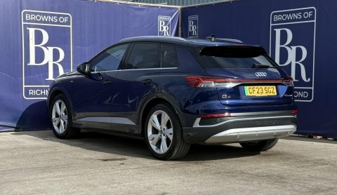 Audi Q4 E Tron 40 S Line Blue #6