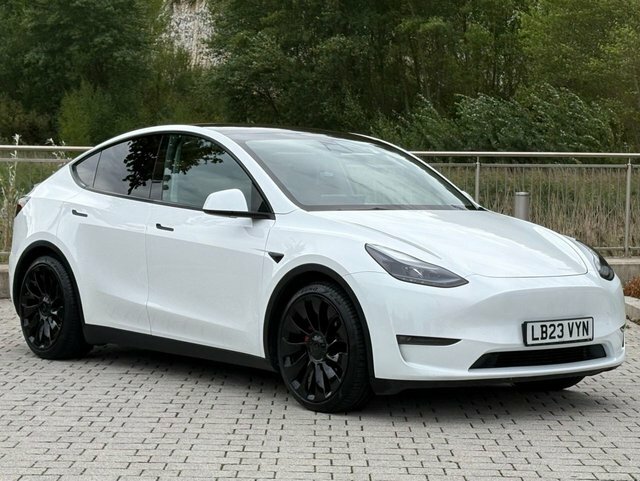 Tesla Model Y Motor Performance Suv White