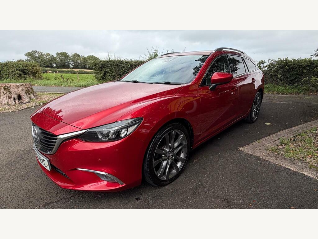 Mazda 6 2.2 Skyactiv-d Sport Nav Tourer Euro 6 S S Red #4