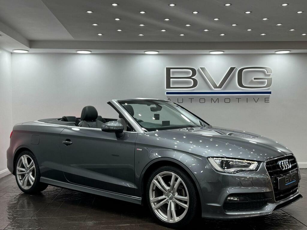 Audi A3 Cabriolet Convertible 2.0 Tdi Sport S Tronic Quattro Euro 6 Grey