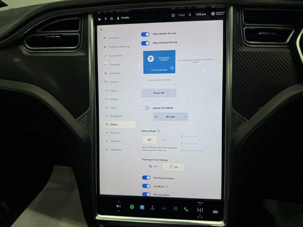 Tesla Model S 315Kw 90Kwh Dual Motor Nav 422 Ps Silver #34