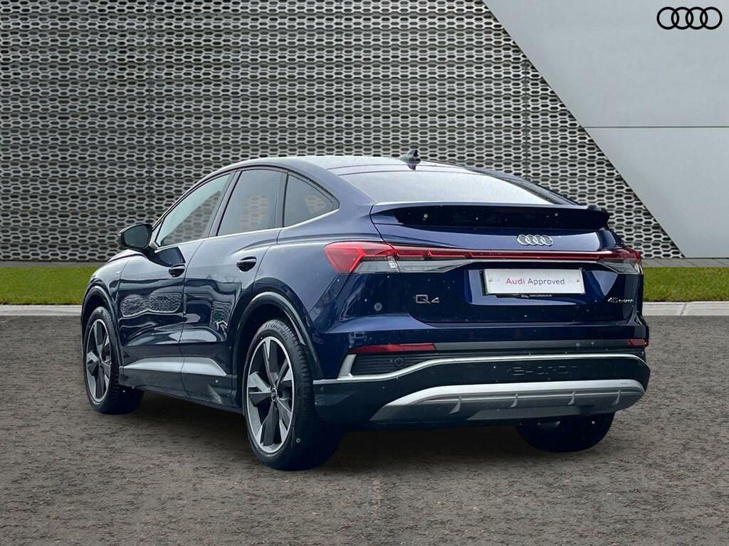 Audi Q4 E Tron 45 S Line Sportback 82Kwh Blue #2