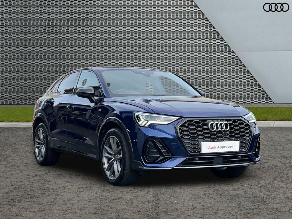 Audi Q3 1.5 Tfsi Cod 35 Black Edition Sportback S Tronic E Blue
