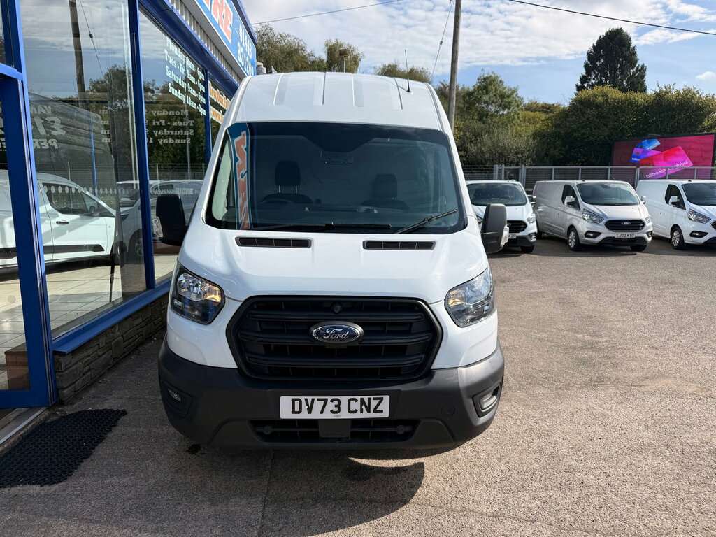 Ford Transit Custom 2.0 350 Ecoblue Leader Panel Van White #2