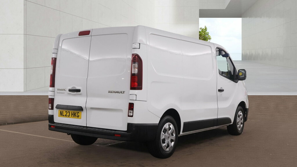 Renault Trafic 2.0 Dci Blue Sl28 Business Panel Van M White #4