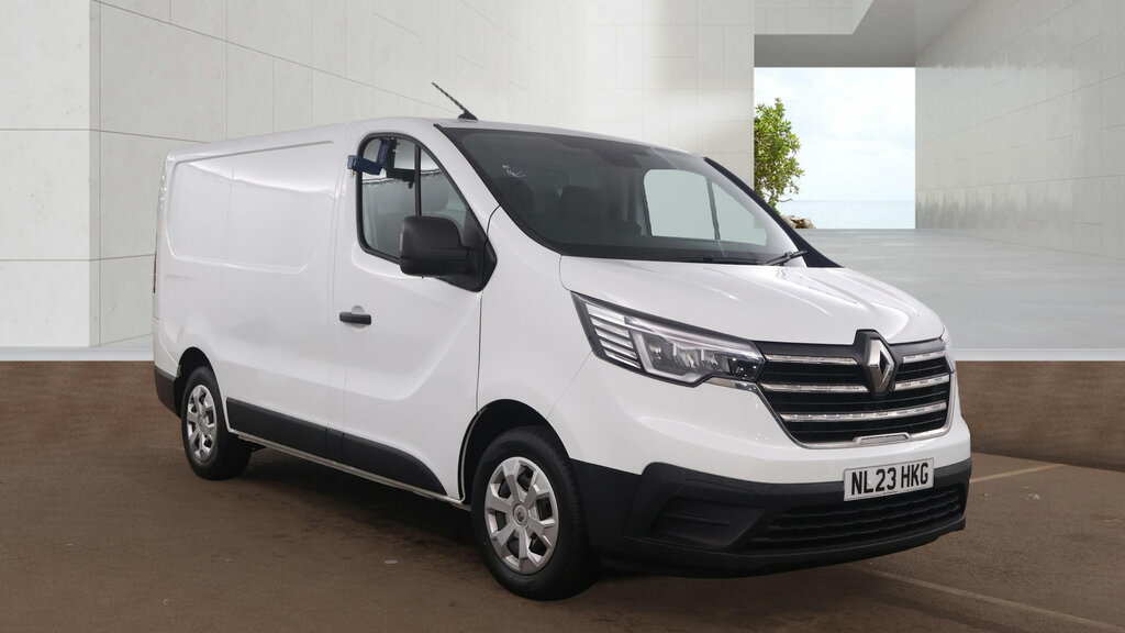 Renault Trafic 2.0 Dci Blue Sl28 Business Panel Van M White #2